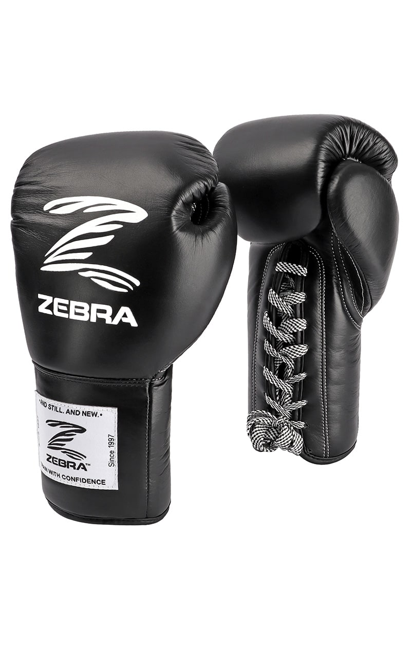 Boxing Gloves, ZEBRA | | Dax Products - leather Protectors Signature Arm & Fist | Sports Lace, | Englisch